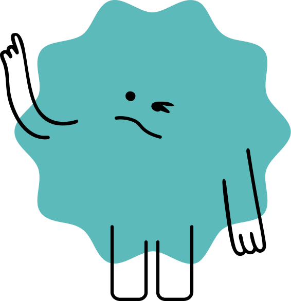 Worried food allergy character